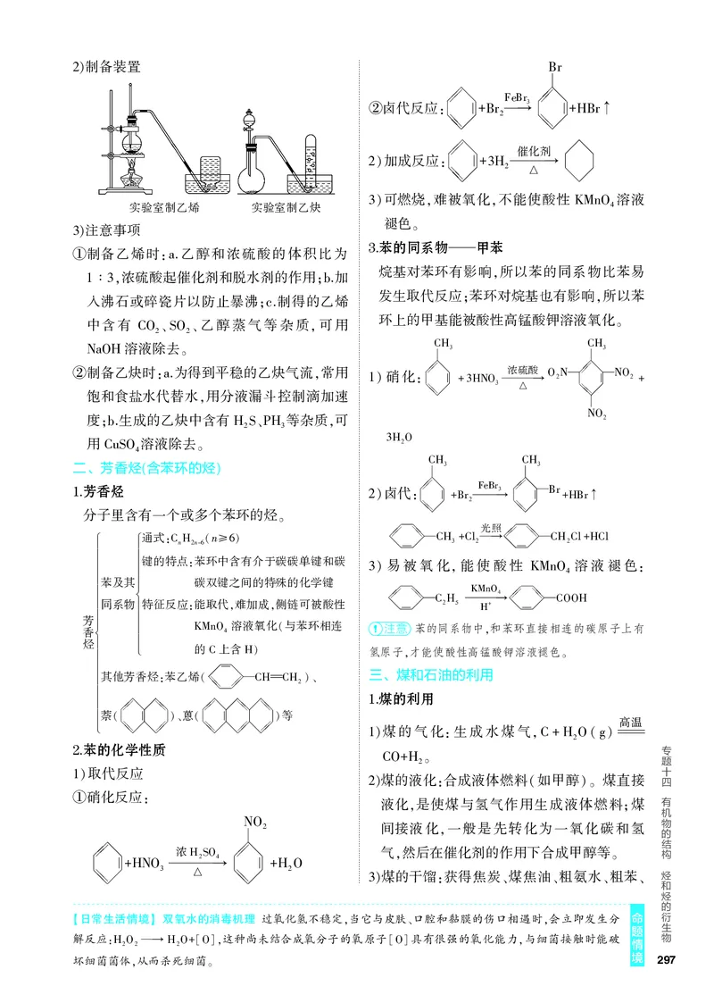 《1_4.PDF教参电子书——知识讲解册_2024版教学资源包_2024版.新高考版化学.5·3A版_14_专题十四有机物的结构烃和烃的衍生物_6_专题电子书》第4页预览