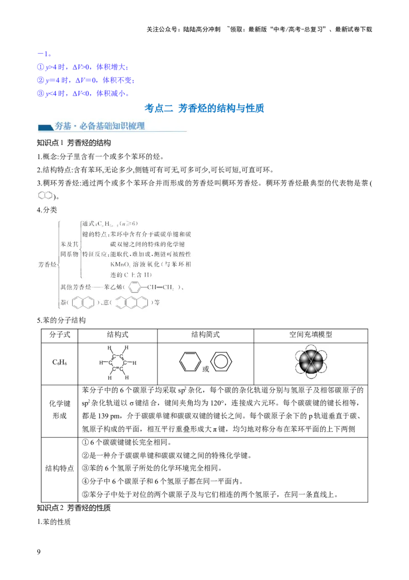 《第37讲烃（讲义）（解析版）_05-化学-高考总复习_一轮复习_2024年_2024年高考化学一轮复习讲练测(课件+讲义+练习)（新高考）_讲义+练习》第9页预览