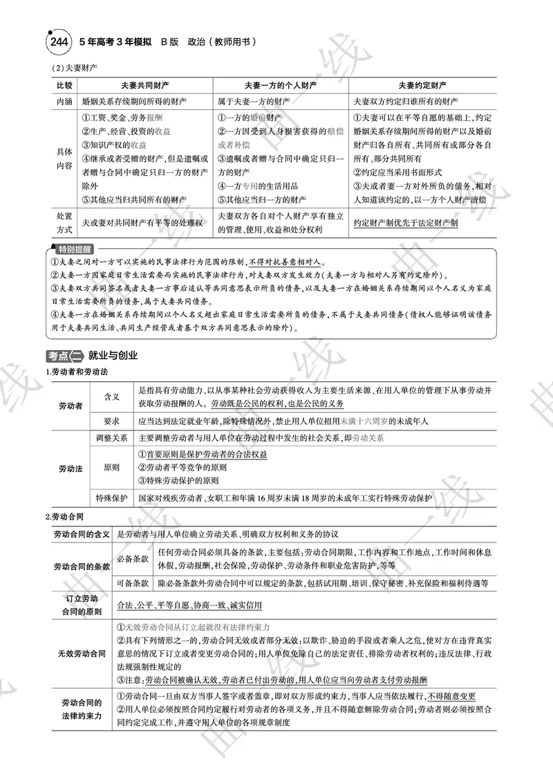 《1_142025版5·3B版新高考版专题十四家庭与婚姻、就业与创业PDF_2025版教学资源包_（总复习系列）2025版《5年高考3年模拟》新高考版B版（⭐全科）_一、图书电子教参_4_专题电子书》第5页预览