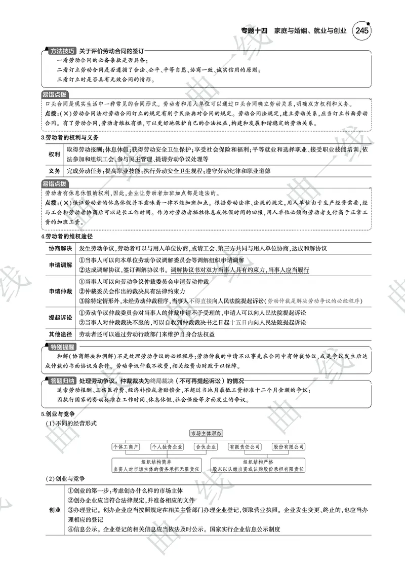 《1_142025版5·3B版新高考版专题十四家庭与婚姻、就业与创业PDF_2025版教学资源包_（总复习系列）2025版《5年高考3年模拟》新高考版B版（⭐全科）_一、图书电子教参_4_专题电子书》第6页预览