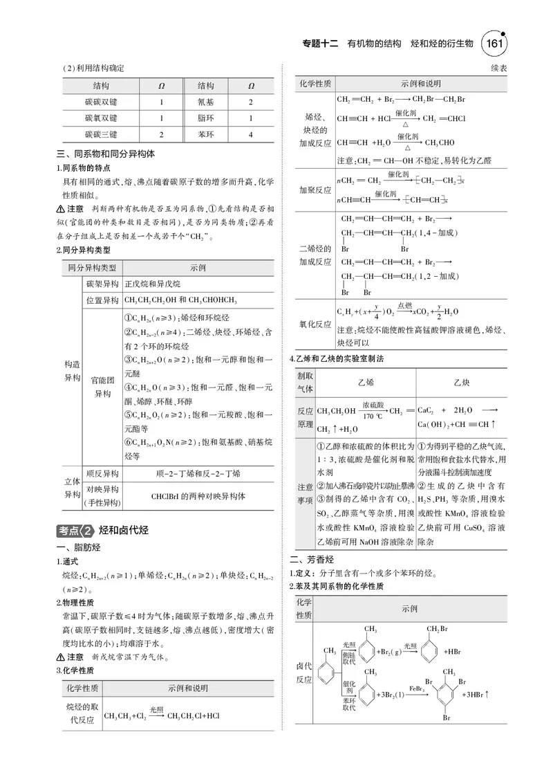 《1_12专题十二有机物的结构烃和烃的衍生物_2025版教学资源包_（总复习系列）2025版《5年高考3年模拟》新高考版B版（⭐全科）_2025版.新高考新教材版.选考总复习.化学.5·3B版》第2页预览