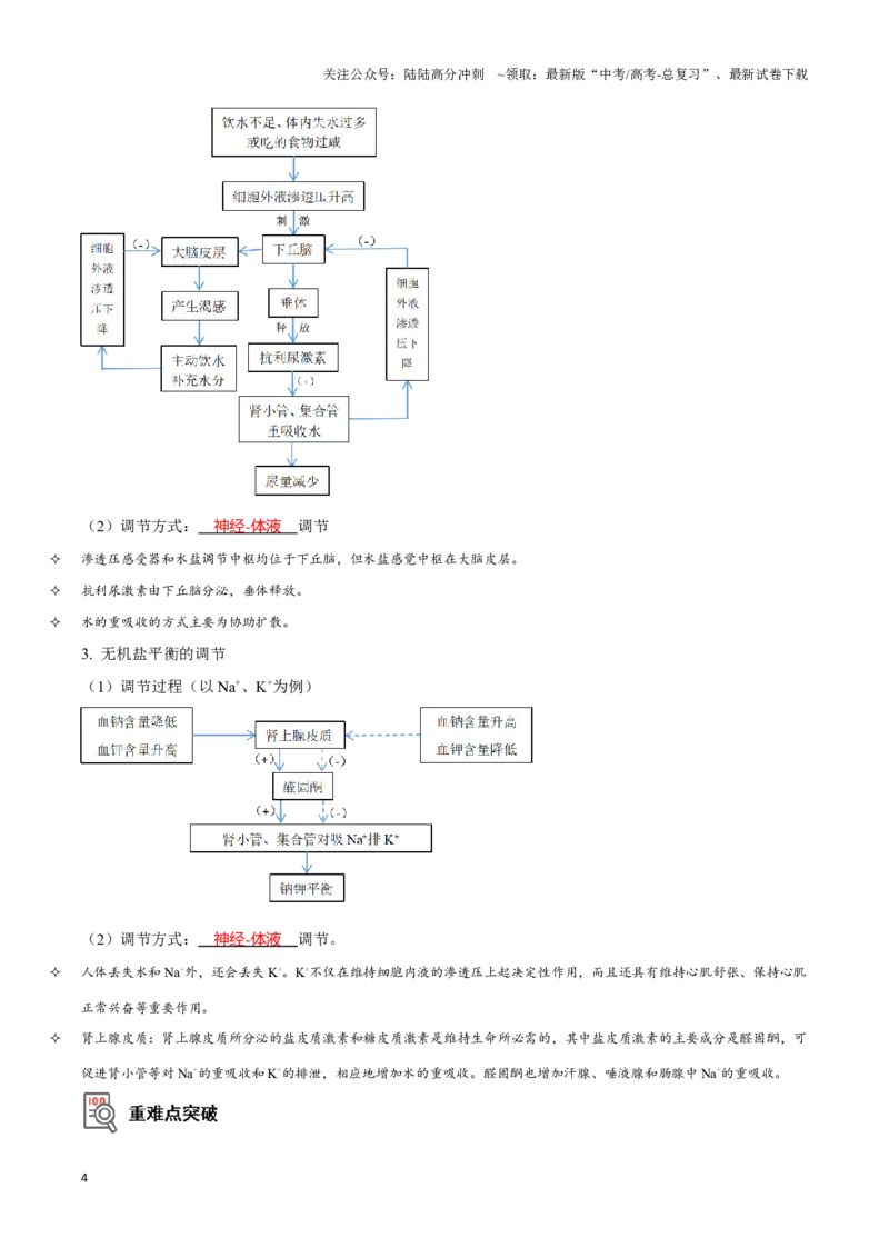 《考点31神经调节与体液调节的关系（讲义）（解析版）_06-生物-高考总复习_一轮复习_2024年_2023-2024学年高三生物一轮复习_资料》第4页预览