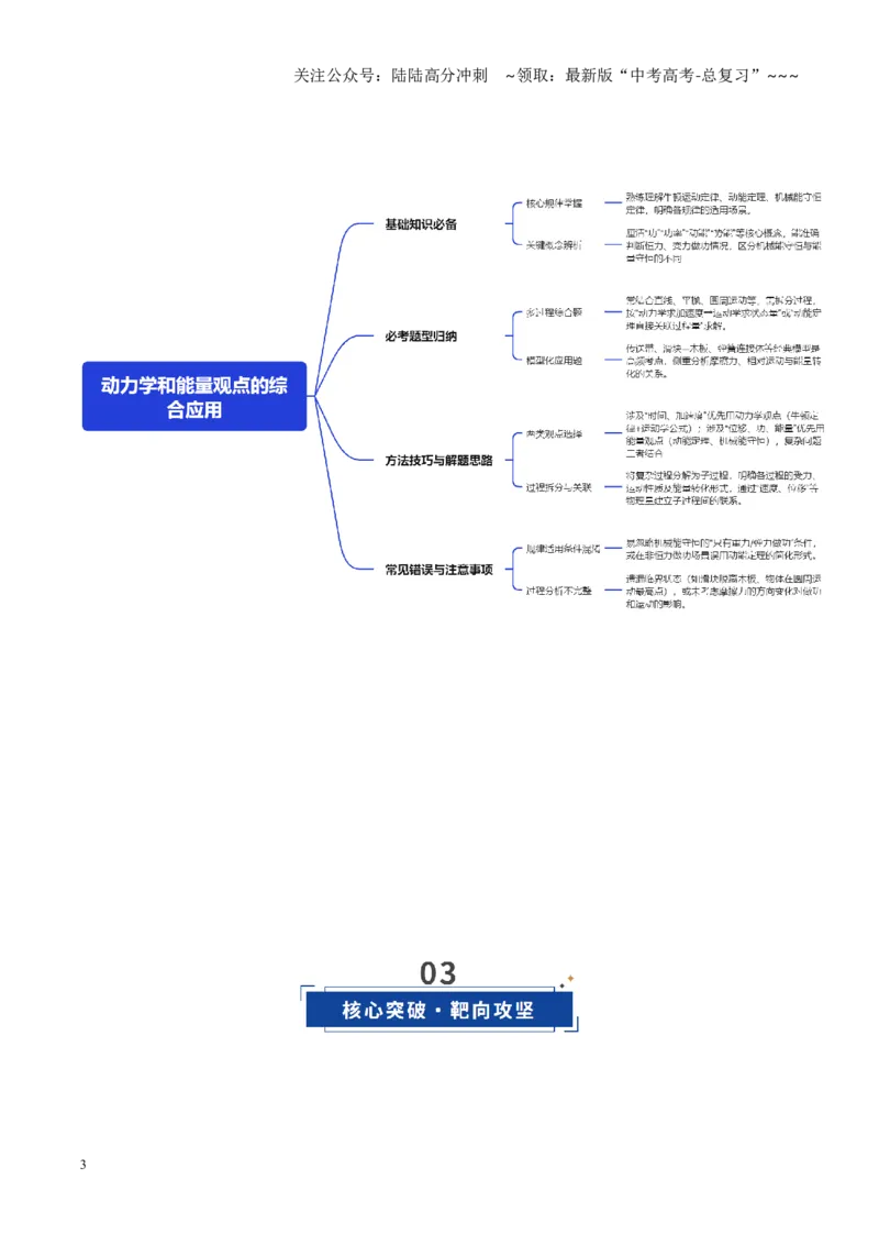 《第24讲动力学和能量观点的综合应用（复习讲义）（黑吉辽专用）（教师版）_04-物理-高考总复习_一轮复习_2026年-物理高考一轮复习_2026年高考物理一轮课件+讲义+练习（黑吉辽蒙专用）-G330》第3页预览