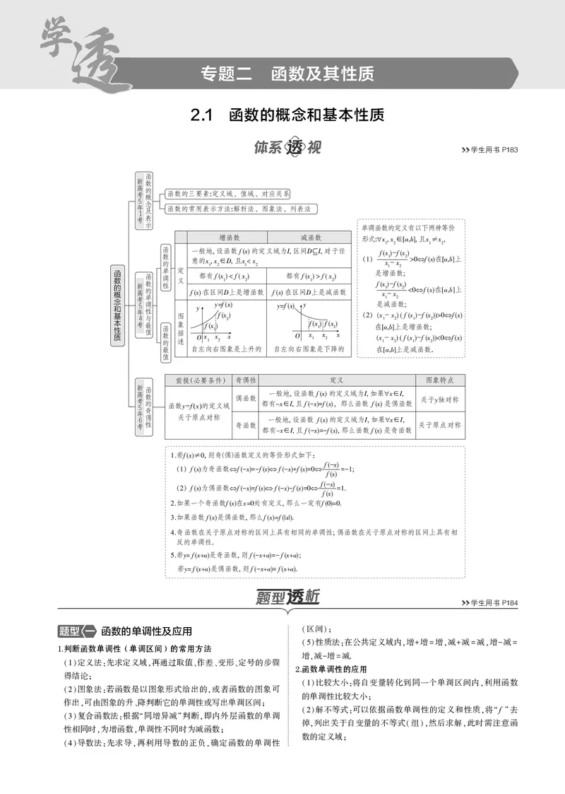 《1_2.1函数的概念和基本性质_2025版教学资源包_（总复习系列）2025版《5年高考3年模拟》新高考版B版（⭐全科）_2025版.新高考新教材版.高考总复习.数学.5·3B版_图书电子资源_4_电子书》第1页预览