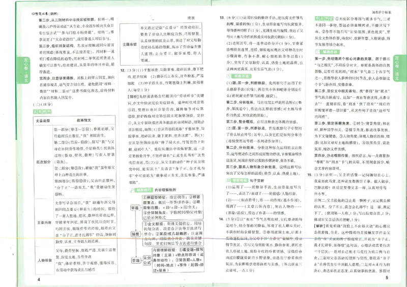 《2026定心卷语文答案_2026版《万唯中考定心卷》7科多省合集_万唯2026版中考《万唯定心卷》7科全套（徐州）_语文》第3页预览