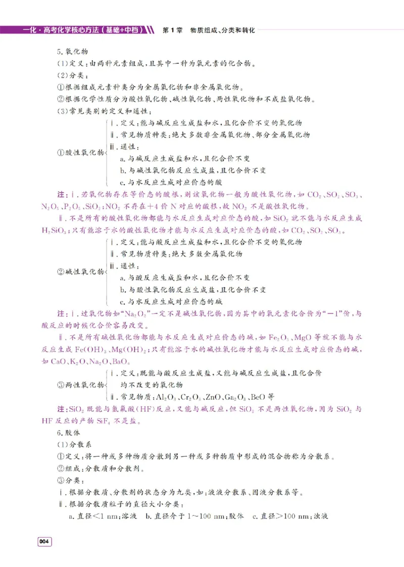 《2027《高考化学必刷100讲》基础+中档版-方法册_2027《一化•核心方法必刷100讲》（基础+中档）（高考）（化学）》第4页预览