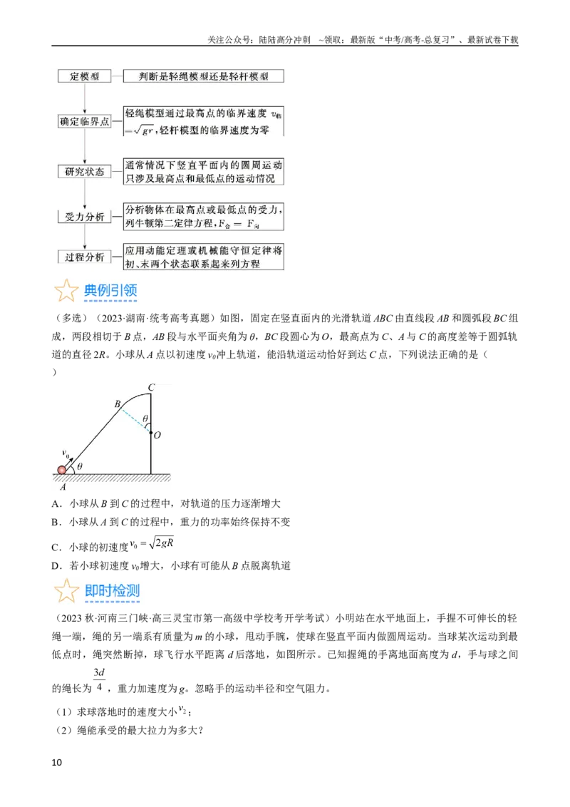 《考点17圆周运动（原卷版）_04-物理-高考总复习_一轮复习_2024年_2024年高考物理一轮复习考点帮（全国通用）》第10页预览