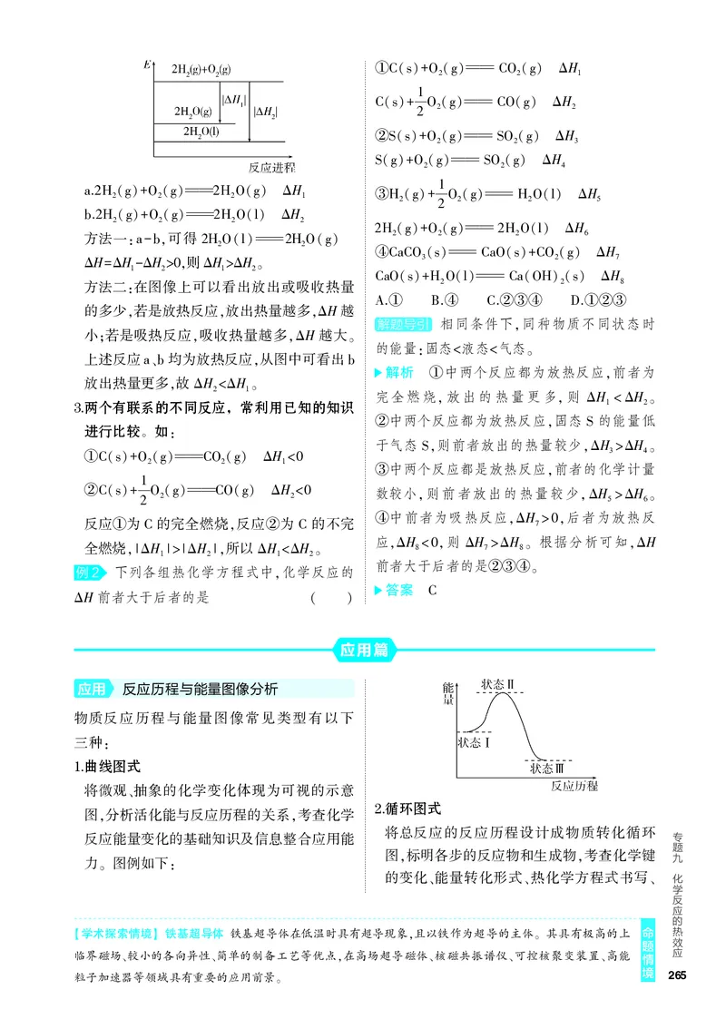 《1_4.PDF教参电子书——知识讲解册_2024版教学资源包_2024版.新高考版化学.5·3A版_9_专题九化学反应的热效应_6_专题电子书》第3页预览
