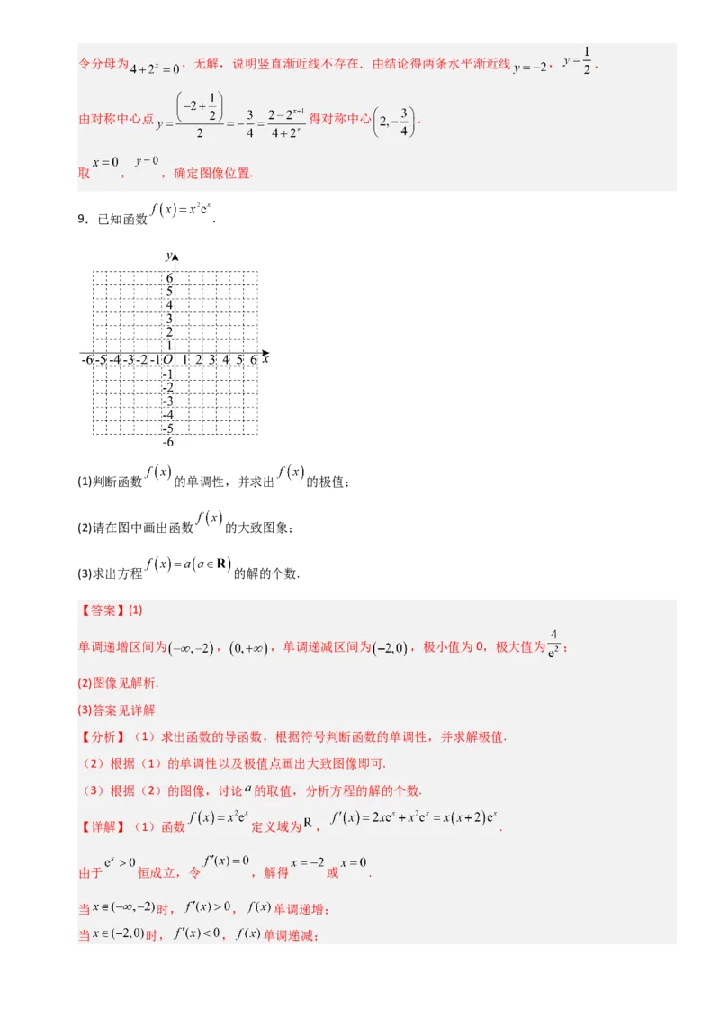 《2.5函数的图像（全国通用）（5大考点）（教师版）_高考一二三轮复习_数学_2027年高考数学一轮更新中_12027年高考数学一轮复习考点专题训练（全国通用）》第8页预览