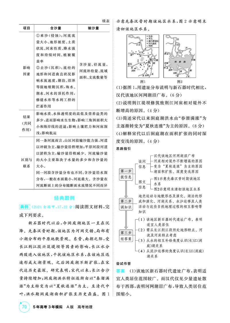 《1_26版53A浙江地理精讲册第4章_2026版教学资源包_202653高考总复习A版_浙江版_2026版.浙江版.选考总复习.地理.5·3A版_图书电子资源_第四章地球上的水_2_精讲册PDF》第5页预览