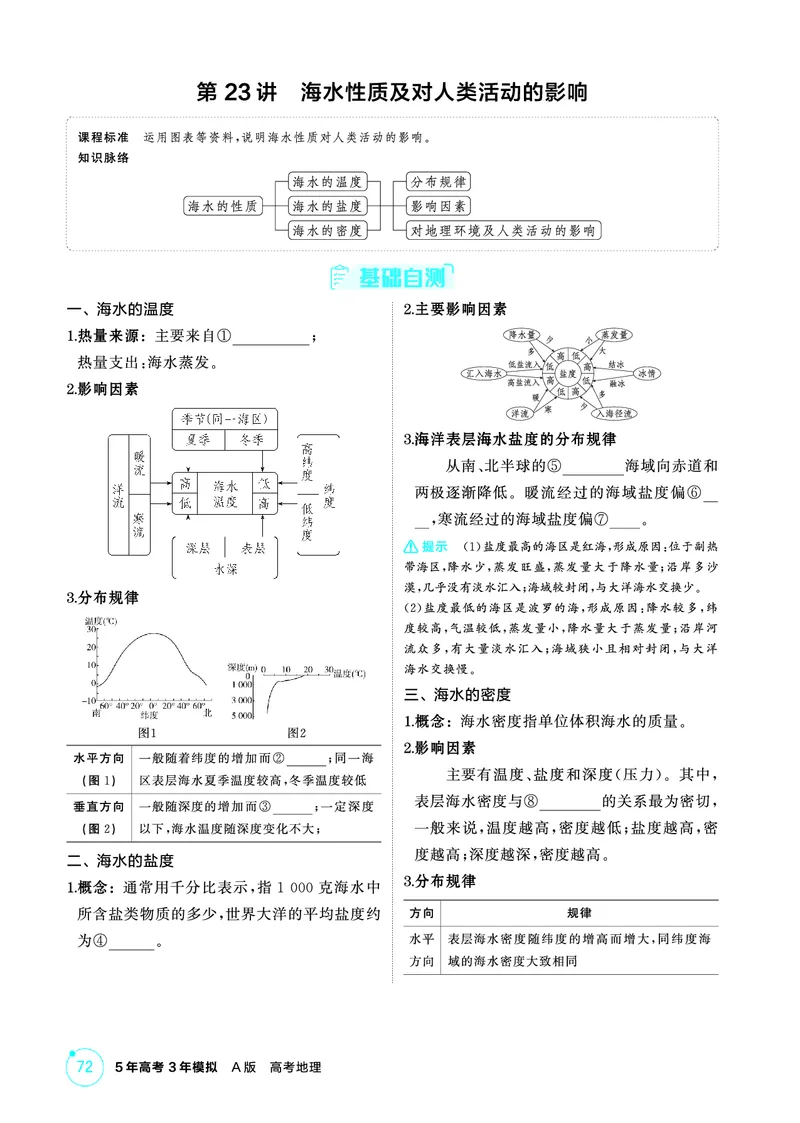 《1_26版53A浙江地理精讲册第4章_2026版教学资源包_202653高考总复习A版_浙江版_2026版.浙江版.选考总复习.地理.5·3A版_图书电子资源_第四章地球上的水_2_精讲册PDF》第7页预览