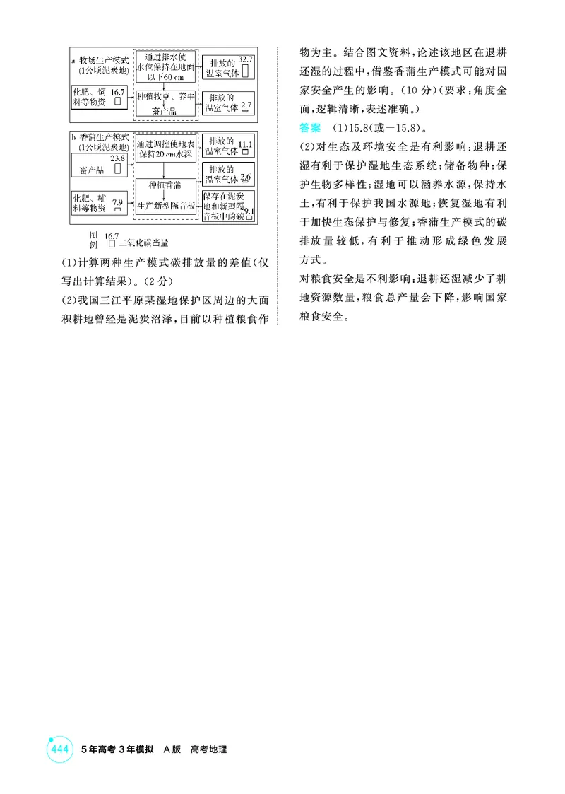 《1_16第十六章_2026版教学资源包_202653高考总复习A版_广东版_2026版.广东版.选考总复习.地理.5·3A版_第十六章环境安全与国家安全_1_精练册PDF》第4页预览