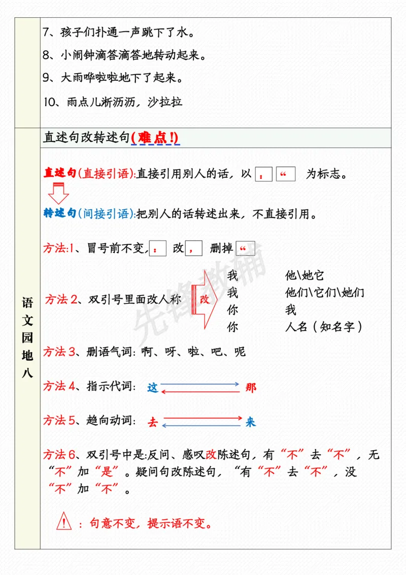 《三年级（下）语文1-8单元语文园地句子仿写+应用文专练_3年级下册同步教辅_3下-语文_三下语文词语+句子》第4页预览