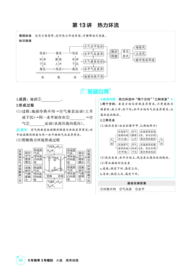 《1_26版53A浙江地理精讲册第3章_2026版教学资源包_202653高考总复习A版_浙江版_2026版.浙江版.选考总复习.地理.5·3A版_图书电子资源_第三章地球上的大气_2_精讲册PDF》第4页预览