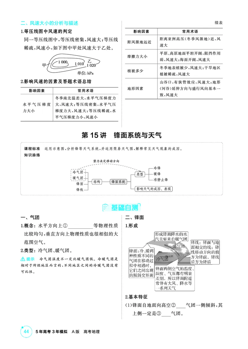 《1_26版53A浙江地理精讲册第3章_2026版教学资源包_202653高考总复习A版_浙江版_2026版.浙江版.选考总复习.地理.5·3A版_图书电子资源_第三章地球上的大气_2_精讲册PDF》第8页预览