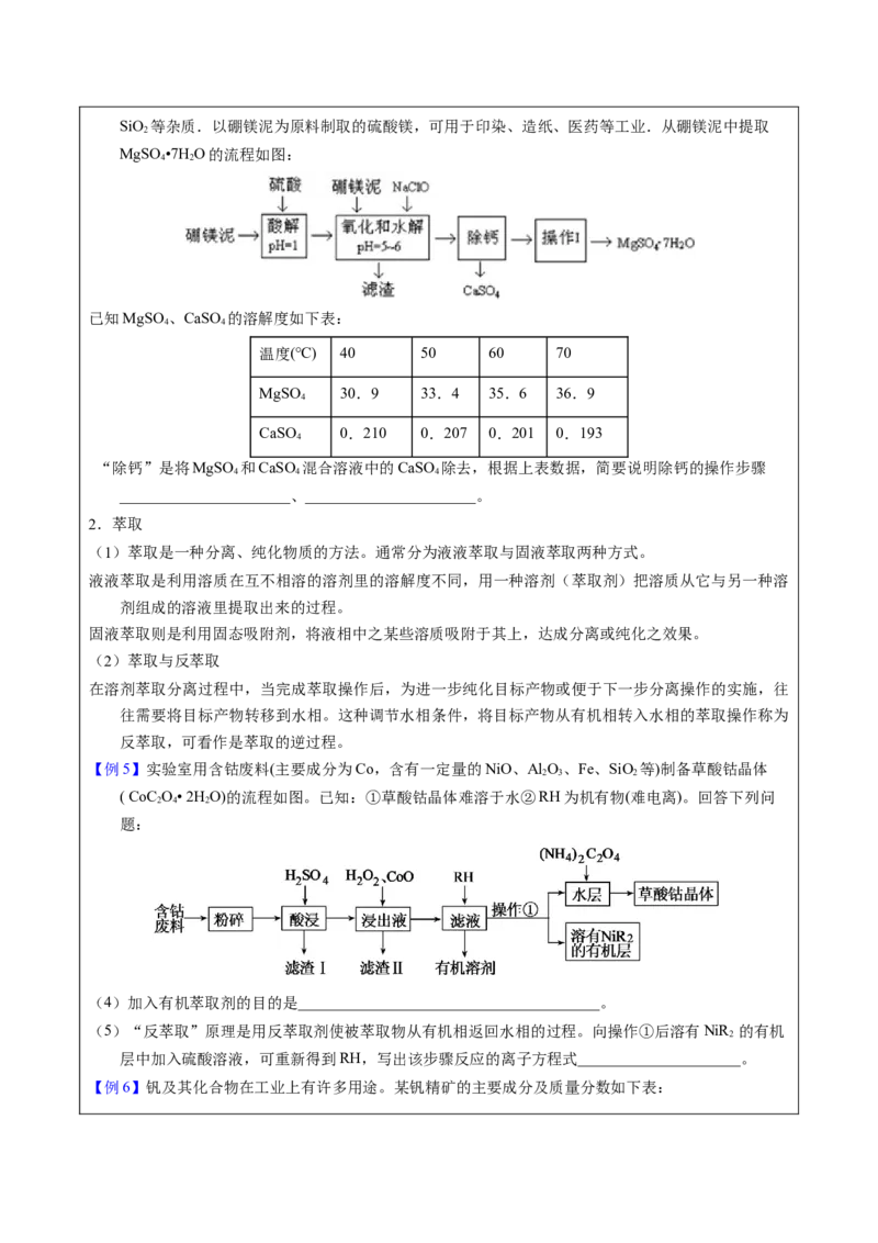 《2-6分离与提纯（学生版）_高考一二三轮复习_化学_2026年-化学高考专项复习_22026年高考化学培优微突破讲义（全国通用）》第4页预览
