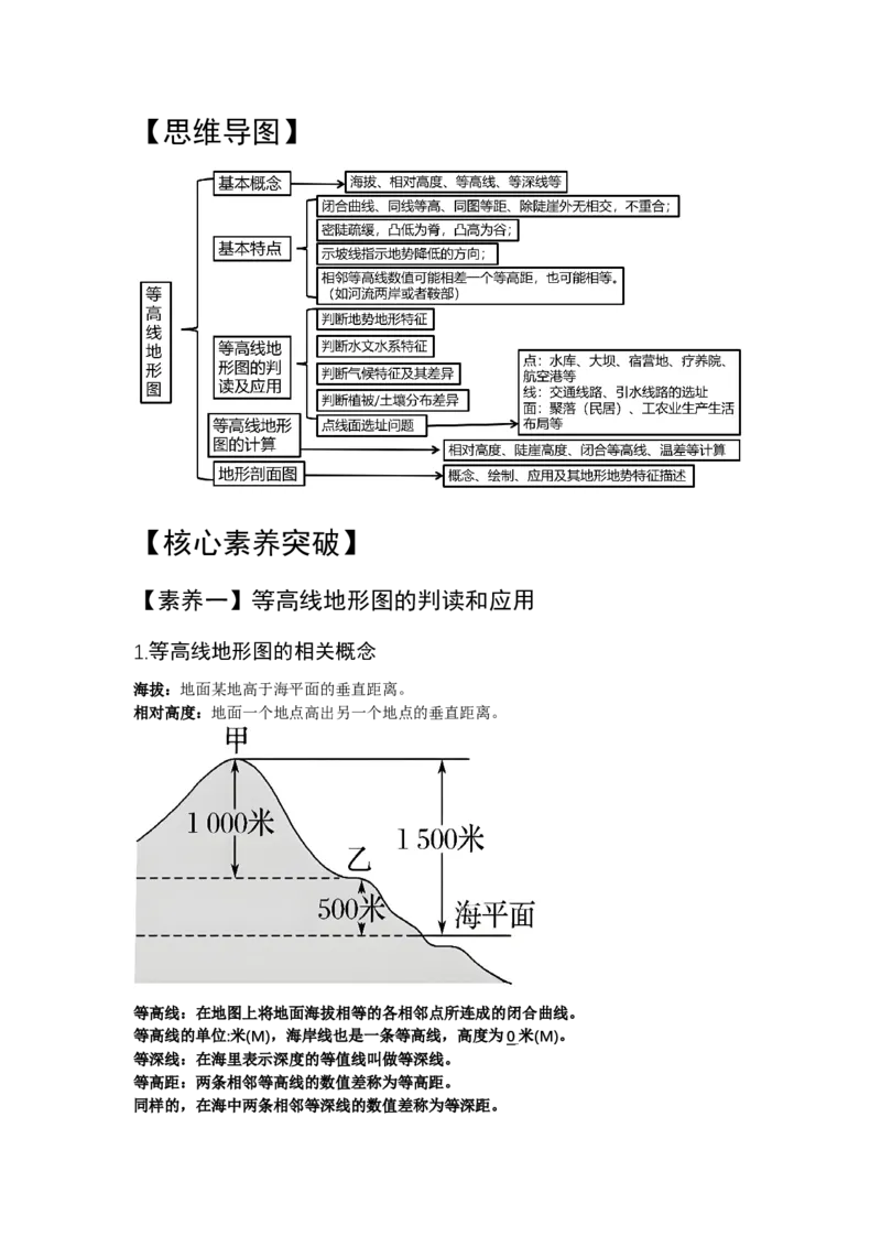 《2.高考地理一轮专题复习——等高线地形图_地理_2026年_2026年高考地理一轮专题复习专项训练-G351_资料》第3页预览