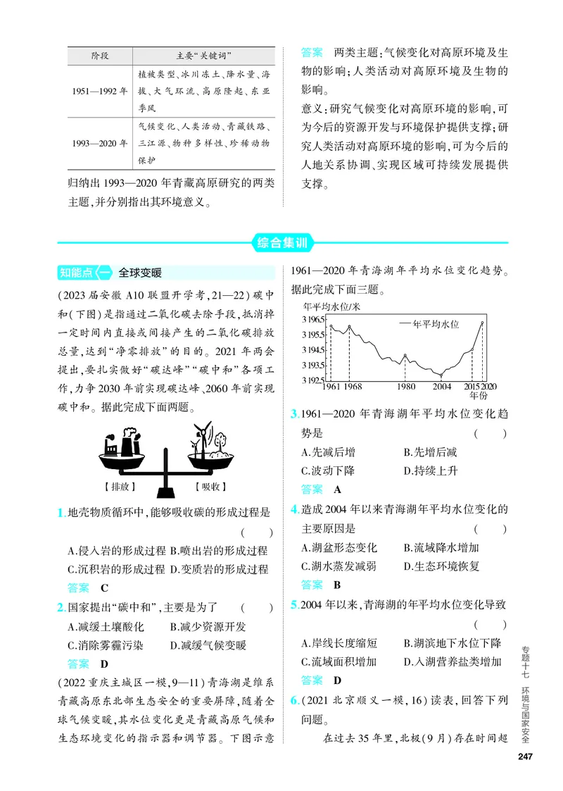 《1_5.PDF教参电子书——分层集训册_2024版教学资源包_2024版.新高考版地理.5·3A版_19_专题十七环境与国家安全_4_PDF教参电子书》第5页预览