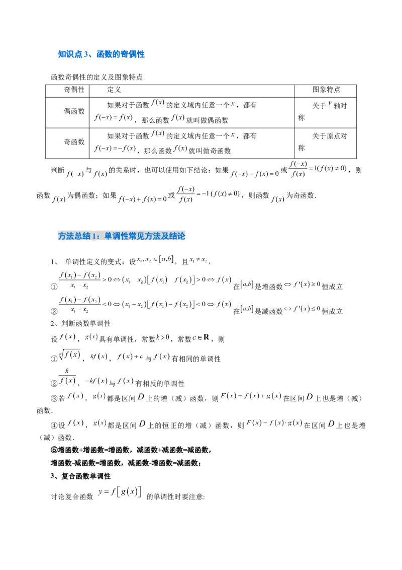 《2.2函数基本性质（15大题型）（讲义+精练）（学生版）_高考一二三轮复习_数学_2027年高考数学一轮更新中_72027年高考数学一轮复习解题妙招精讲与题型整合（新高考专用）》第4页预览