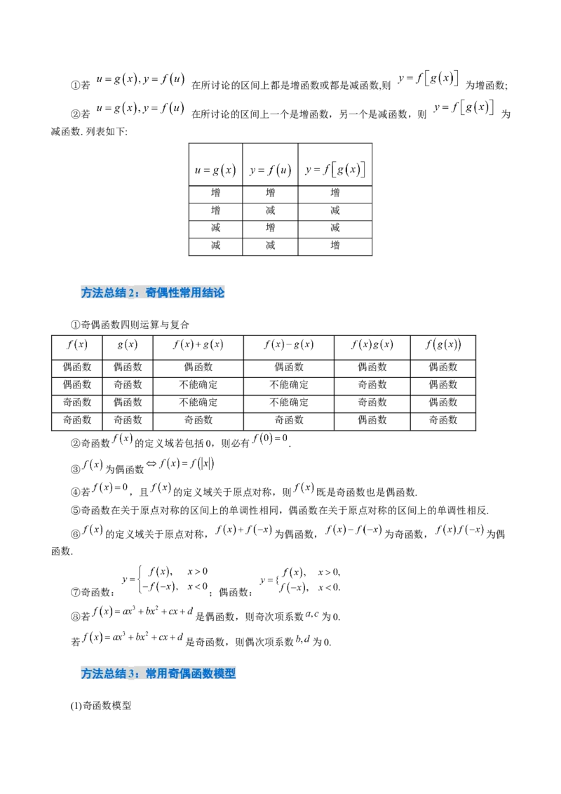 《2.2函数基本性质（15大题型）（讲义+精练）（学生版）_高考一二三轮复习_数学_2027年高考数学一轮更新中_72027年高考数学一轮复习解题妙招精讲与题型整合（新高考专用）》第5页预览