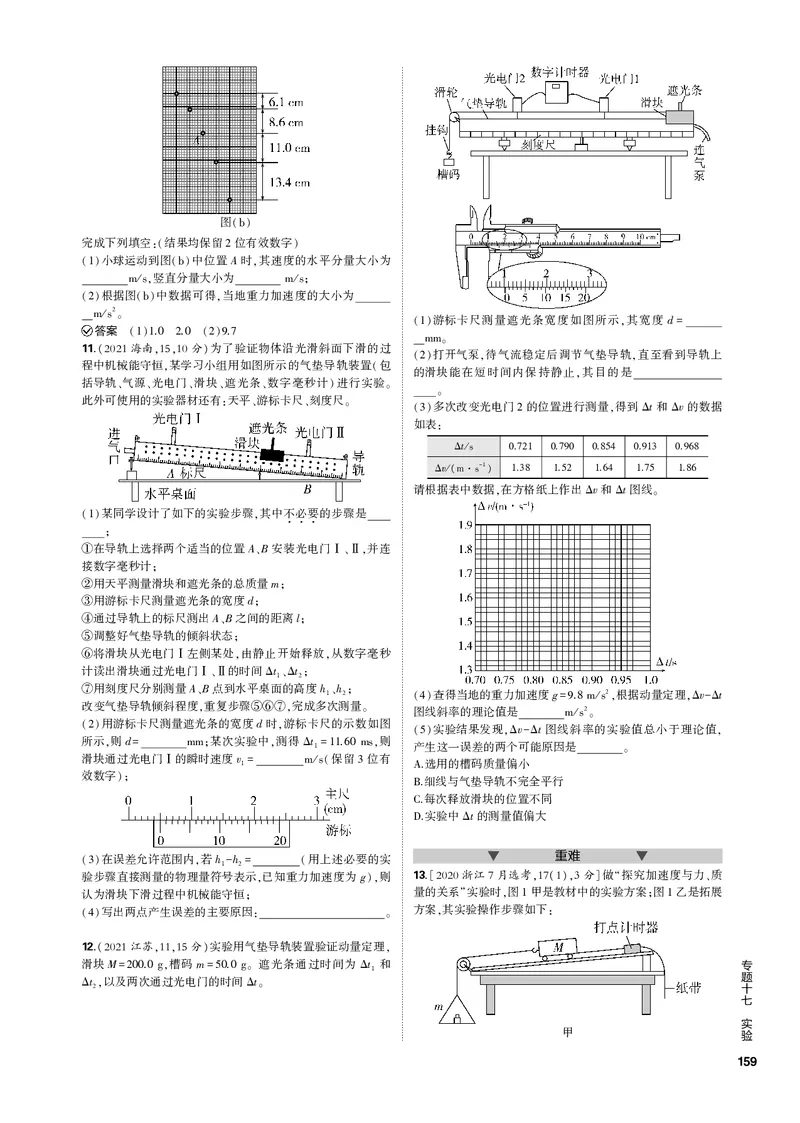 《1_专题十七实验_2023版教学资源包_2023版新高考新教材版选考总复习物理5·3B版_17_专题十七　实验_3_专题电子书》第4页预览