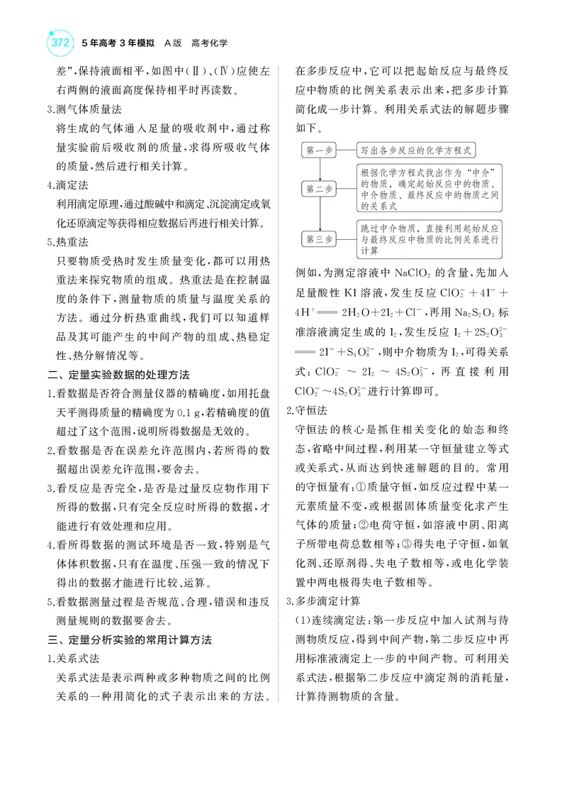 《1_5.2025版5·3A新高考版教师用书PDF_2025版教学资源包_（总复习系列）2025版《5年高考3年模拟》新高考版A版（⭐全科）_2025版.新高考版.选考总复习.化学.5·3A版_第一部分图书电子教参_897》第8页预览
