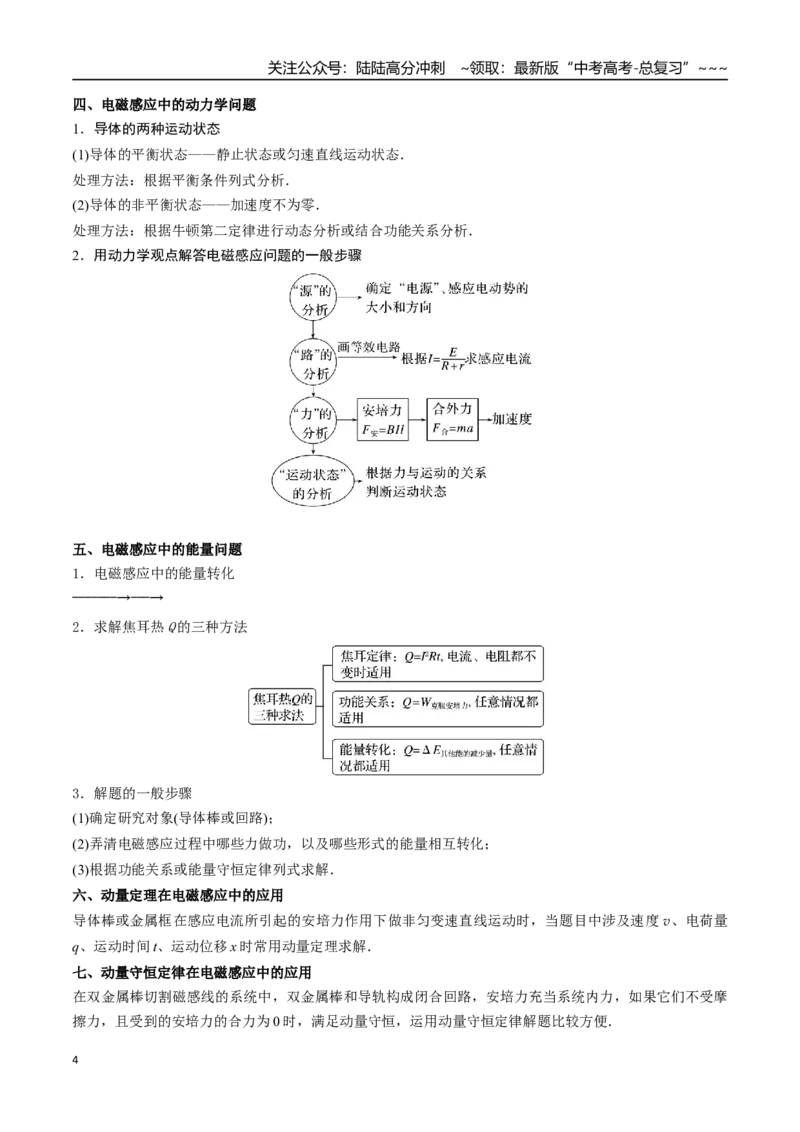 《第34讲电磁感应综合问题（高效培优讲义）（学生版）_04-物理-高考总复习_一轮复习_2026年-物理高考一轮复习_2026年高考物理一轮复习考点精讲精练（新高考通用）-G58_2026版》第4页预览