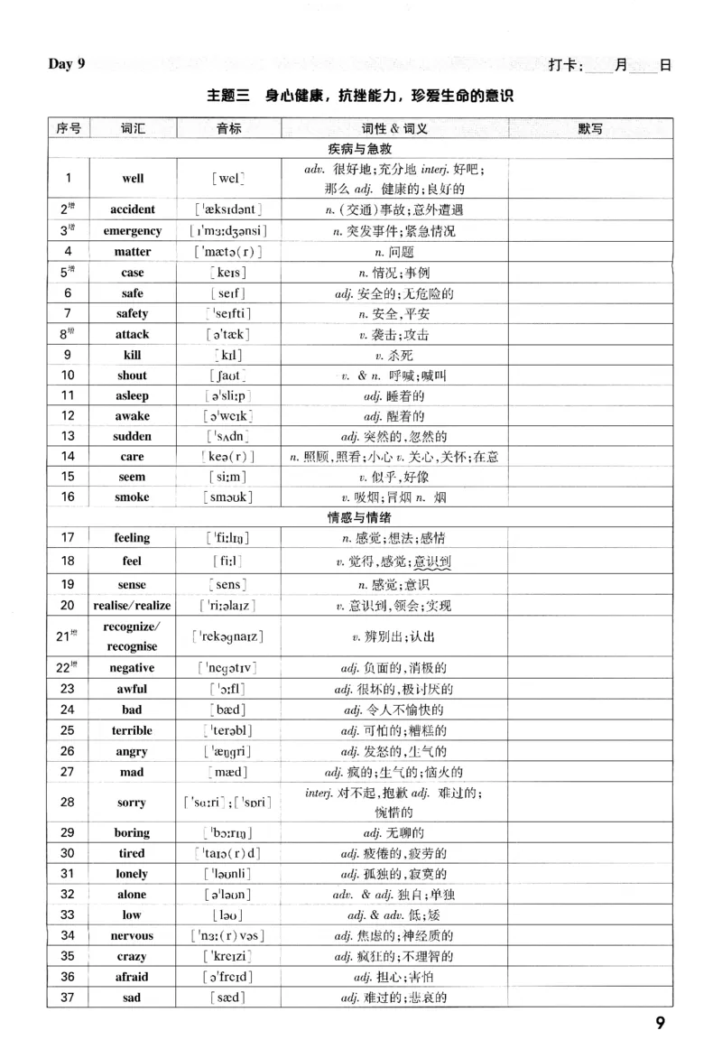 《英语课标主题河汇记背_2026版《万维中考试题研究》多省合集_2026版《万唯中考-试题研究》福建语数英物化_2026万唯试题研究英语》第10页预览