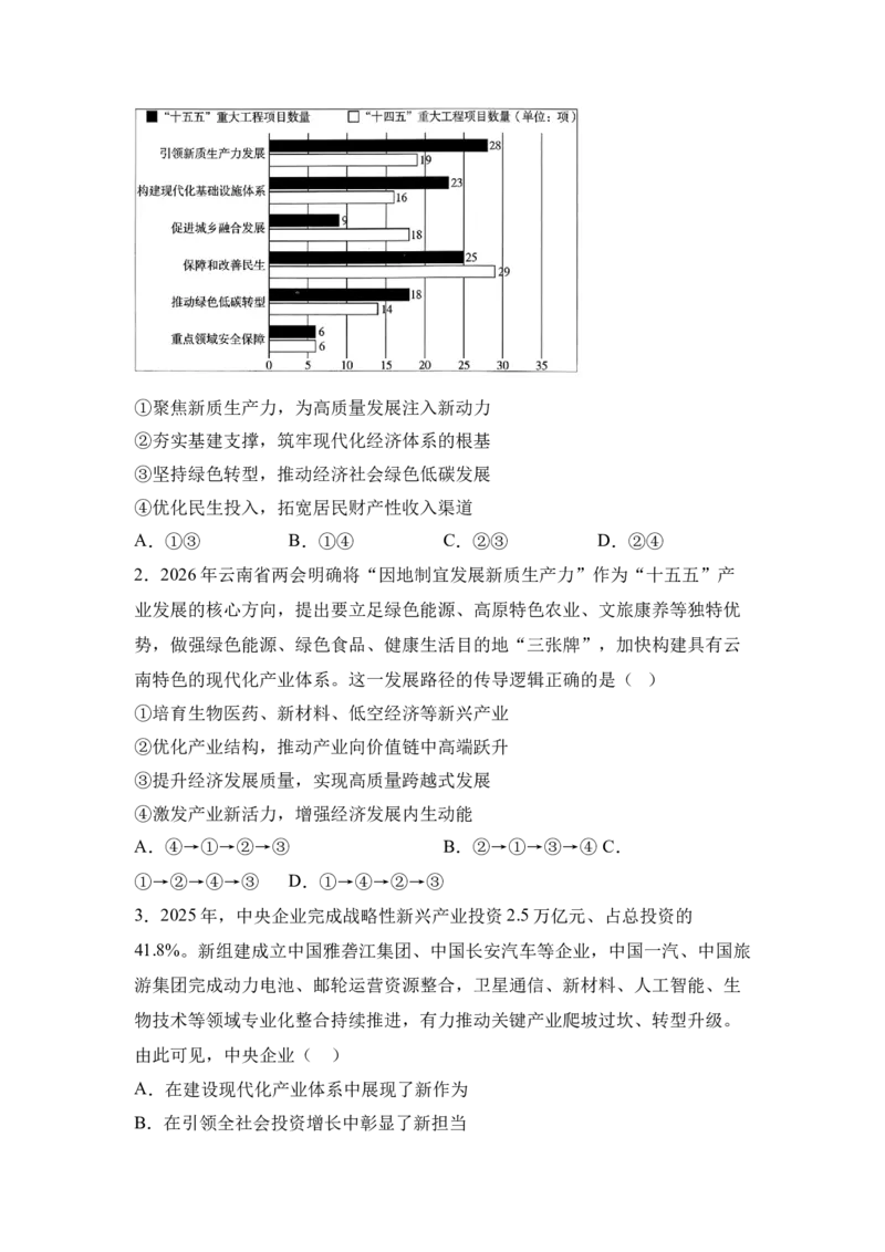 《1.新质生产力与高质量发展（学生版）_zheng治_2027年高考政治专项复习_42027届高考政治三轮冲刺热点时政复习导学案》第5页预览