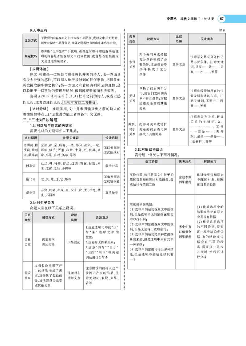 《1_专题二现代文阅读Ⅰ·信息类文本——专题考点精析(1)_2023版教学资源包_2023版新高考版高考总复习语文5·3A版_12_专题二现代文阅读Ⅰ·信息类文本_6_专题考点精析》第7页预览