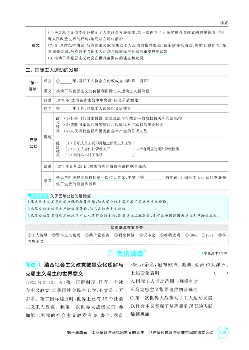 《1_15-第十三单元工业革命与马克思主义的诞生世界殖民体系与亚非拉民族独立运动_2026版教学资源包_202653高考总复习A版_江苏版_2026版.江苏版.选考总复习.历史.5·3A版_二、教师用书PDF》第9页预览