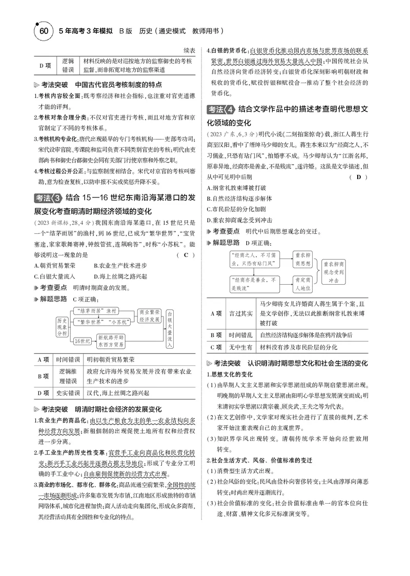 《1_5.2025版5·3版通史版教师用书PDF_2025版教学资源包_（总复习系列）2025版《5年高考3年模拟》新高考版B版（⭐全科）_2025版.新高考新教材版.高考总复习.通史.5·3B版_模块一中国古代史_572》第6页预览