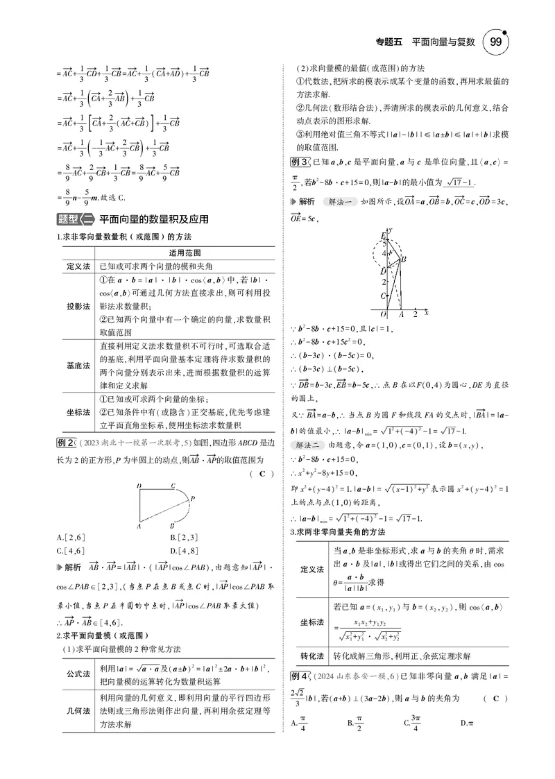 《1_5.1平面向量_2025版教学资源包_（总复习系列）2025版《5年高考3年模拟》新高考版B版（⭐全科）_2025版.新高考新教材版.高考总复习.数学.5·3B版_图书电子资源_专题五平面向量与复数》第2页预览