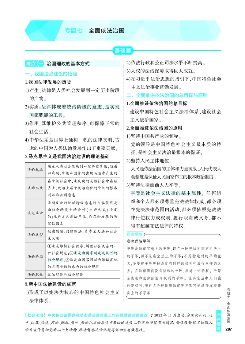 《2_4.知识讲解专题七_2024版教学资源包_2024版.新高考版政治.5·3A版_7_专题七全面依法治国_4_PDF教参电子书》第1页预览