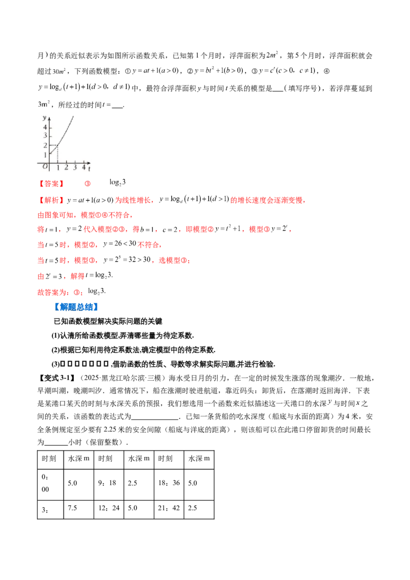 《2.10　函数模型的应用（2大考点+7大题型）（讲义+精练）（教师版）_高考一二三轮复习_数学_2026年_2026年新高考数学大一轮复习讲义之技巧精讲与题型全归纳（新高考专用）-G414_资料》第10页预览