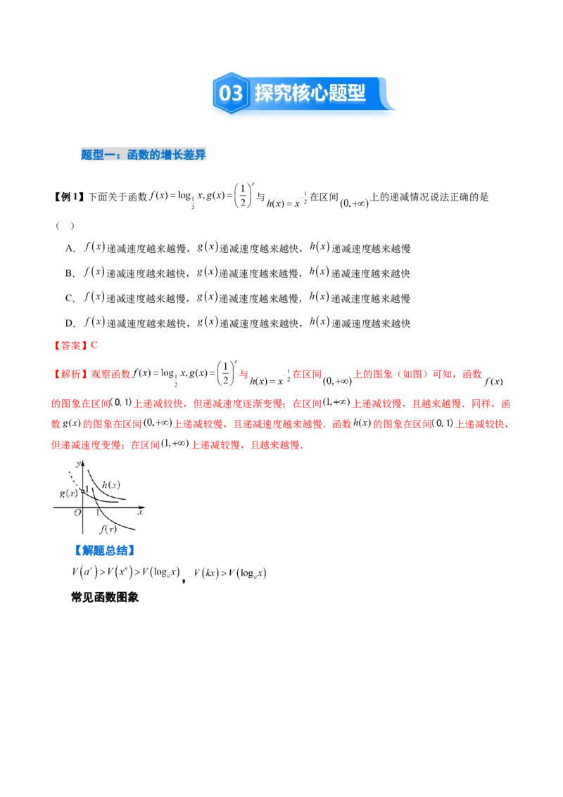 《2.10　函数模型的应用（2大考点+7大题型）（讲义+精练）（教师版）_高考一二三轮复习_数学_2026年_2026年新高考数学大一轮复习讲义之技巧精讲与题型全归纳（新高考专用）-G414_资料》第4页预览