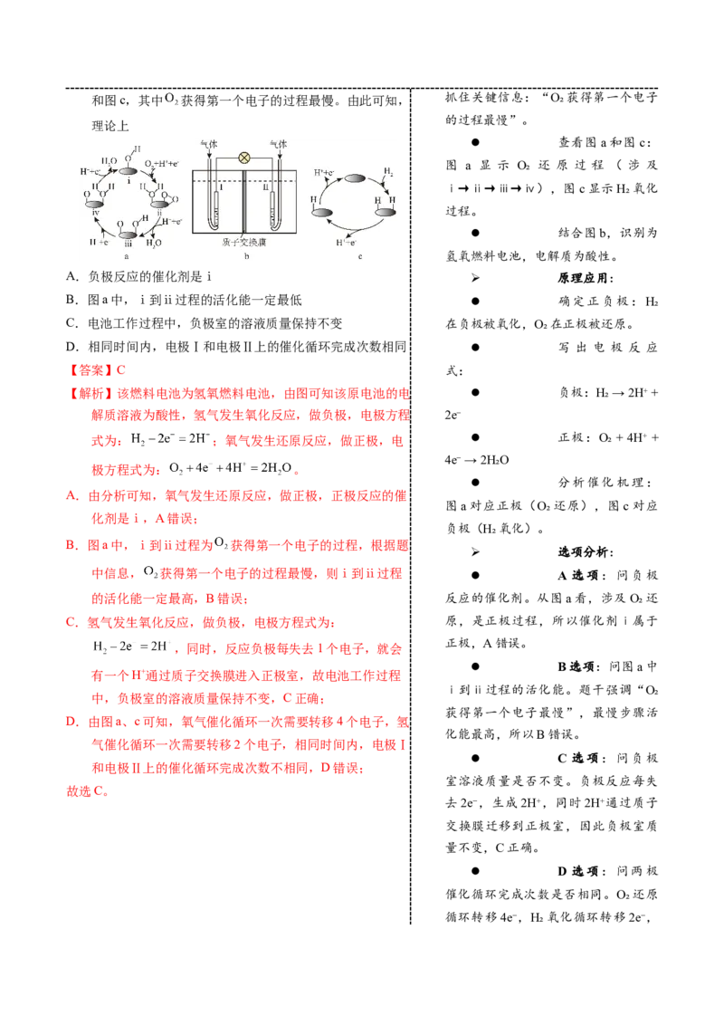 《2-2燃料电池（教师版）_高考一二三轮复习_化学_2026年-化学高考专项复习_22026年高考化学培优微突破讲义（全国通用）》第4页预览