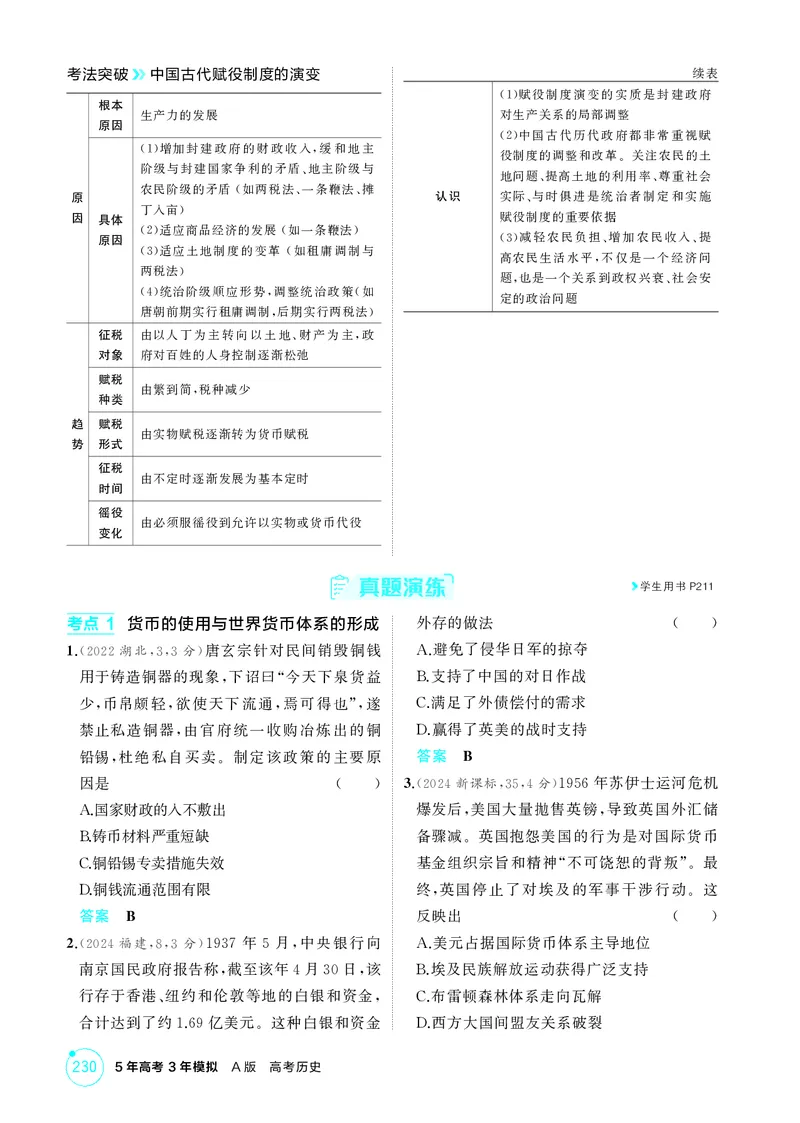 《1_17-第十七单元　货币与赋税制度　基层治理与社会保障_2026版教学资源包_202653高考总复习A版_广东版_2026版.广东版.选考总复习.历史.5·3A版_二、教师用书PDF_2_精讲册PDF》第5页预览