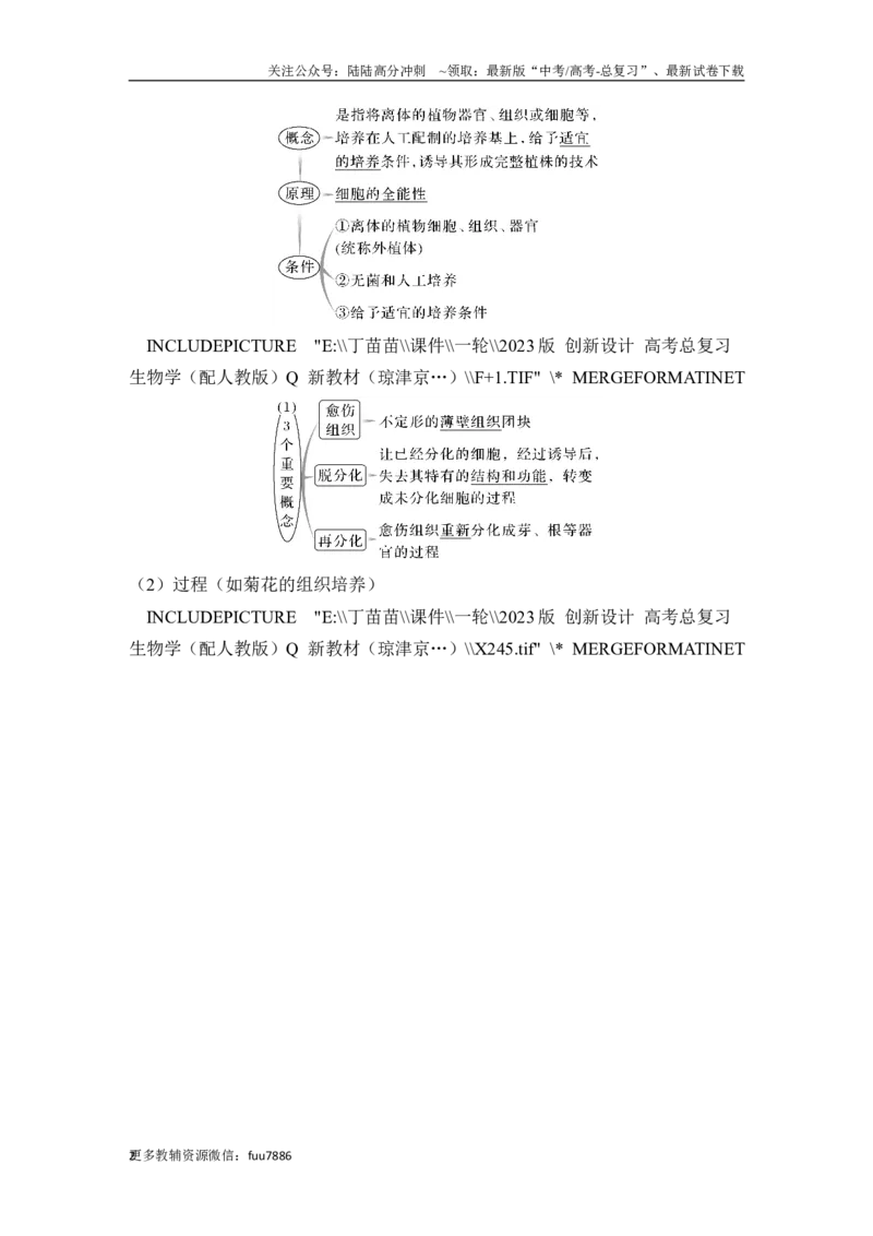 《第34讲细胞工程和胚胎工程_06-生物-高考总复习_一轮复习_2024年_2024高考生物大一轮复习课件讲义新人教版知识总结_2024年高考生物一轮复习讲义（新人教版）_另赠1套Word版题库_选择性必修3》第2页预览