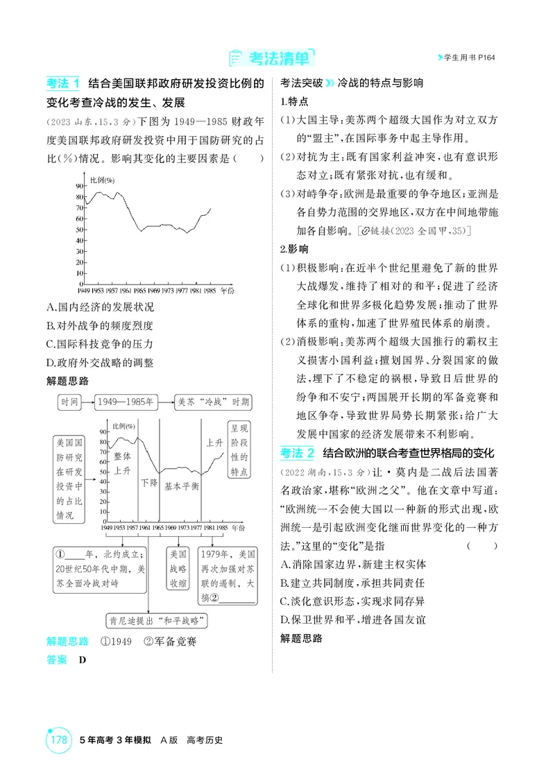 《1_14-第十四单元　20世纪下半叶世界的新变化与当代世界的发展_2026版教学资源包_202653高考总复习A版_广东版_2026版.广东版.选考总复习.历史.5·3A版_二、教师用书PDF_必修中外历史纲要（下）_626》第3页预览