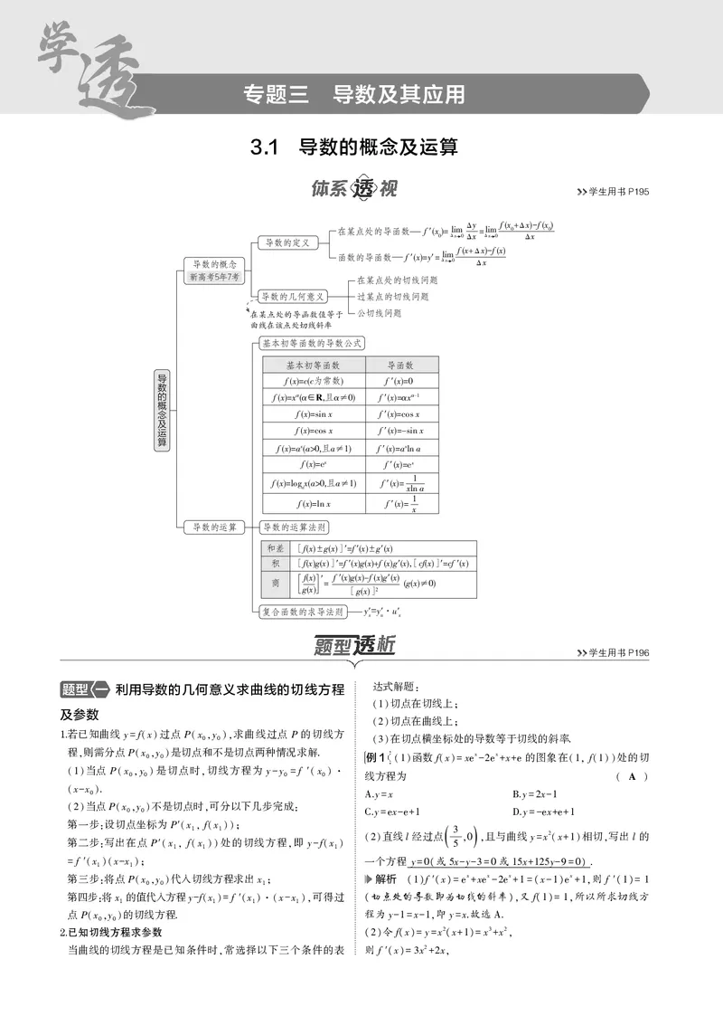 《1_3.1导数的概念及运算_2025版教学资源包_（总复习系列）2025版《5年高考3年模拟》新高考版B版（⭐全科）_2025版.新高考新教材版.高考总复习.数学.5·3B版_图书电子资源_4_电子书》第1页预览