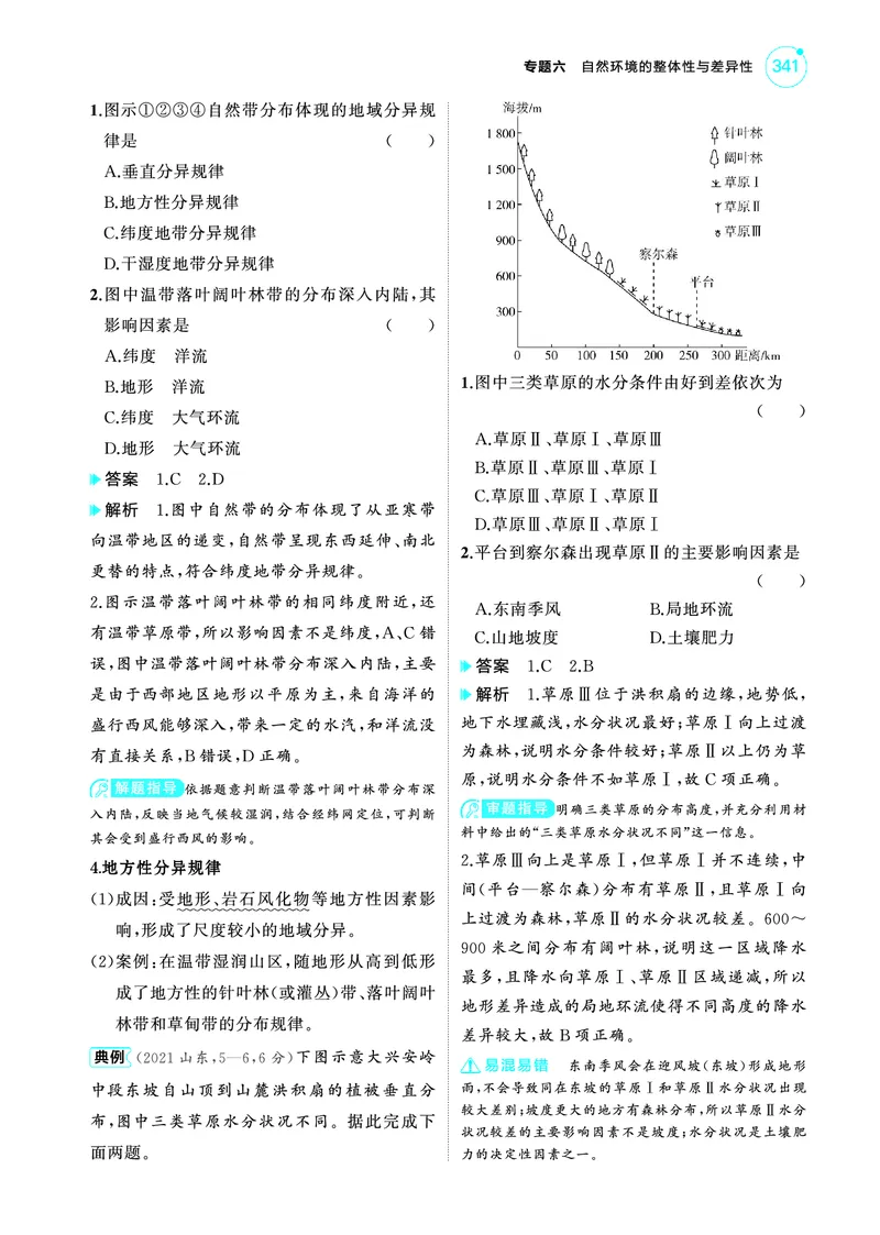 《1_4.2025版5·3A版新高考版教师用书PDF_2025版教学资源包_（总复习系列）2025版《5年高考3年模拟》新高考版A版（⭐全科）_2025版.新高考版.选考总复习.地理.5·3A版_第一部分图书电子教参_533》第7页预览