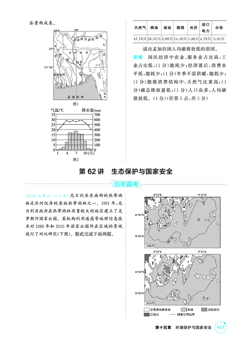 《1_26版53A浙江地理精练册第15章_2026版教学资源包_202653高考总复习A版_浙江版_2026版.浙江版.选考总复习.地理.5·3A版_图书电子资源_第十五章环境保护与国家安全_1_精练册PDF》第6页预览