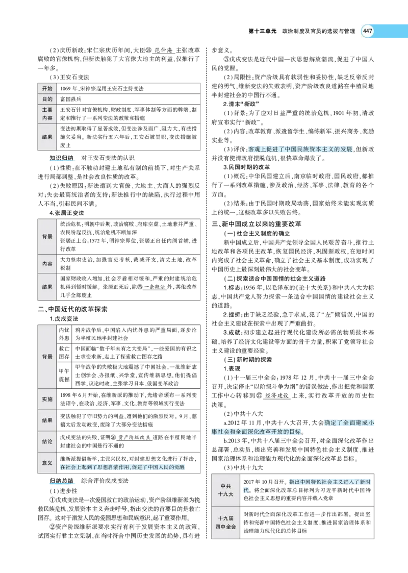 《1_专题考点精析_2023版教学资源包_2023版新高考版选考总复习历史5·3A版_13_第十三单元政治制度及官员的选拔与管理_7_专题考点精析》第8页预览