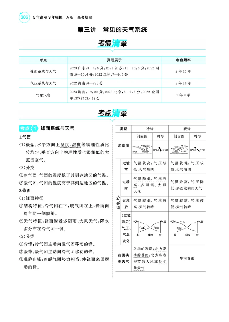 《1_4.2025版5·3A版新高考版教师用书PDF_2025版教学资源包_（总复习系列）2025版《5年高考3年模拟》新高考版A版（⭐全科）_2025版.新高考版.选考总复习.地理.5·3A版_第一部分图书电子教参_508》第1页预览