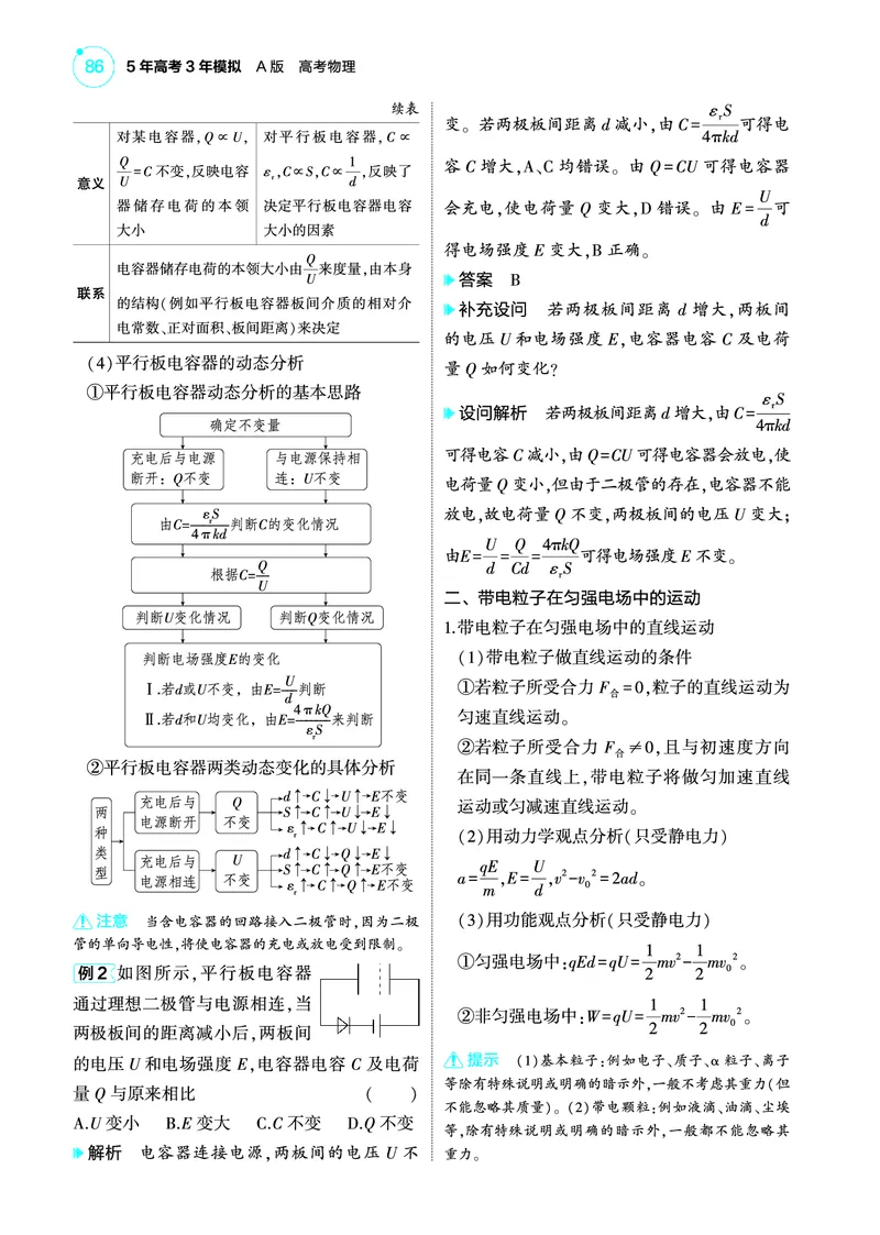 《1_4.22025版5·3A版新高考版专题九教师用书pdf_2025版教学资源包_（总复习系列）2025版《5年高考3年模拟》新高考版A版（⭐全科）_2025版.新高考版.选考总复习.物理.5·3A版_专题九静电场》第6页预览