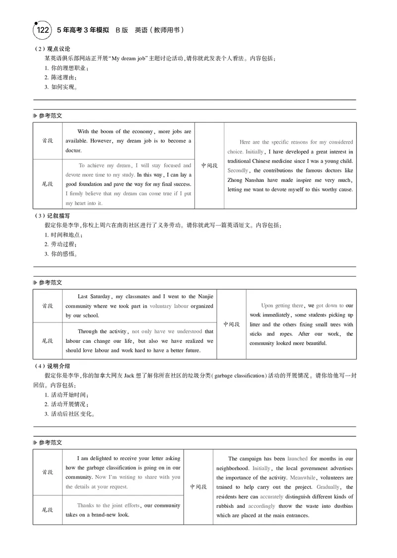 《1_专题四　应用文写作_2025版教学资源包_（总复习系列）2025版《5年高考3年模拟》新高考版B版（⭐全科）_2025版.新高考新教材版.高考总复习.英语.5·3B版_题型册_04专题四_应用文写作》第8页预览