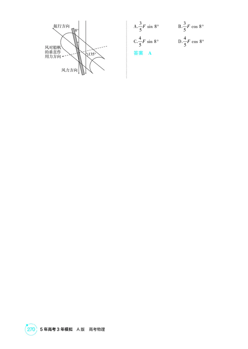 《1_26版53A浙江物理精练册教师（无解析）专题二_2026版教学资源包_202653高考总复习A版_浙江版_2026版.浙江版.选考总复习.物理.5·3A版_二、教师用书PDF_第2章相互作用_1_精练册PDF》第6页预览