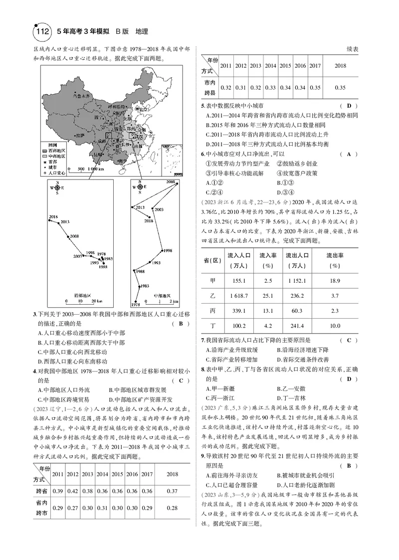 《1_7.2025版5·3B版新高考版教师用书PDF_2025版教学资源包_（总复习系列）2025版《5年高考3年模拟》新高考版B版（⭐全科）_2025版.新高考新教材版.选考总复习.地理.5·3B版_1_教师用书PDF_421》第5页预览