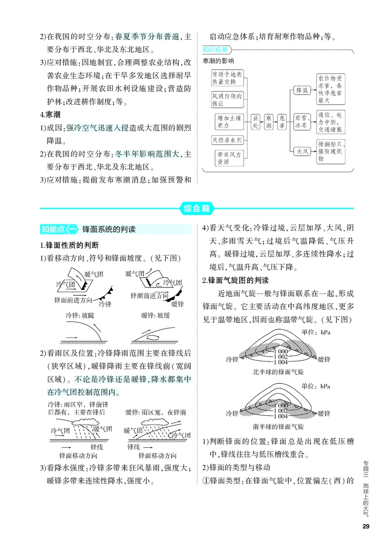 《2_4.PDF教参电子书——知识讲解册_2024版教学资源包_2024版.新高考版地理.5·3A版_5_专题三第三讲常见的天气系统_4_PDF教参电子书》第3页预览
